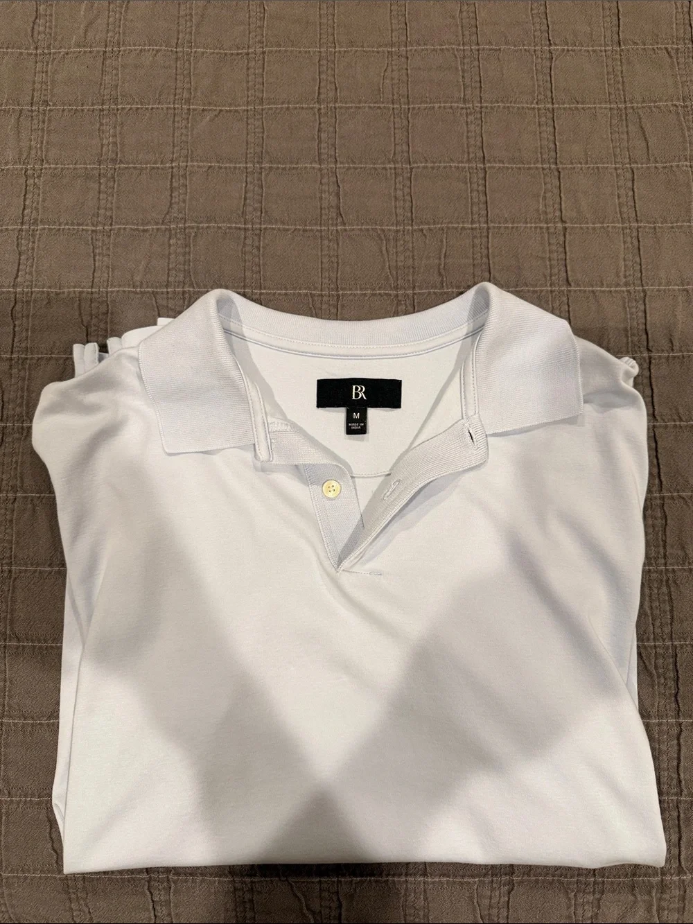 Banana Republic Baby Blue Polo Shirt - Short Sleeve